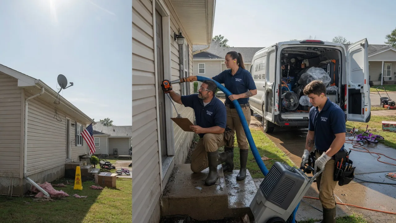 Ceiling Water Damage Restoration in Bevinsville, KY near me